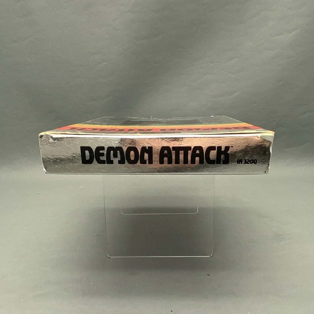 Demon Attack (Atari 2600, 1982) Box, Cartridge, Instructions